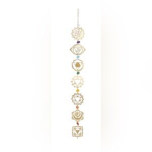 ARIANA OST Chakra Yoga Wall Hanging in Gold NEW $150